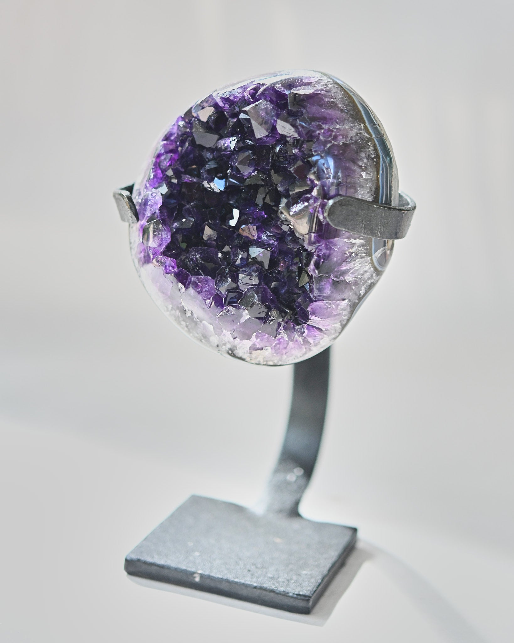 Amethyst Crystal Geode on Stand 3.3lbs