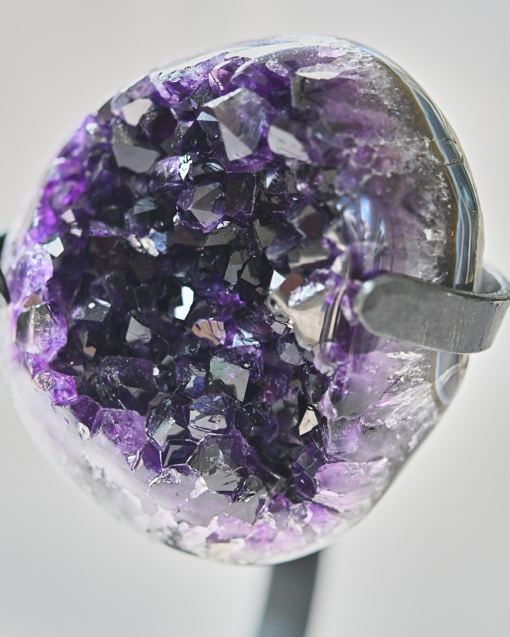 Amethyst Crystal Geode on Stand 3.3lbs