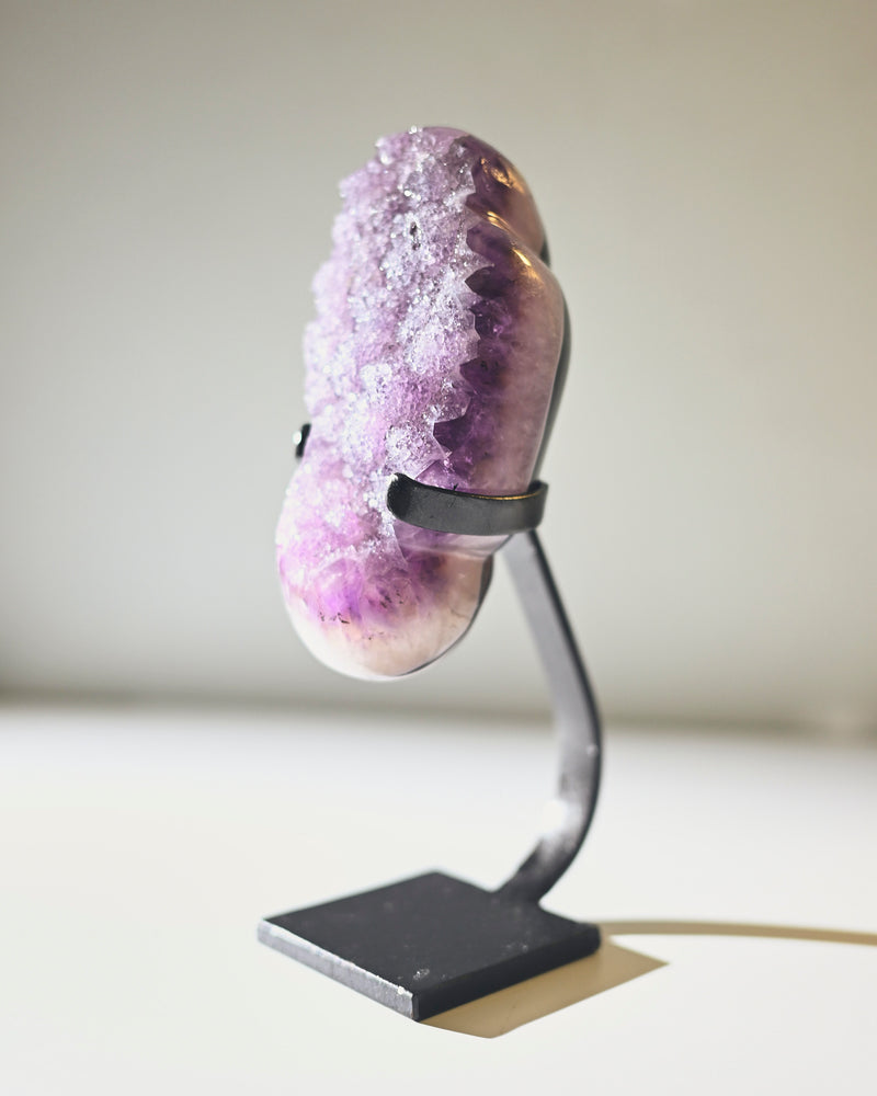 Amethyst Crystal Geode on Stand 3.7lbs