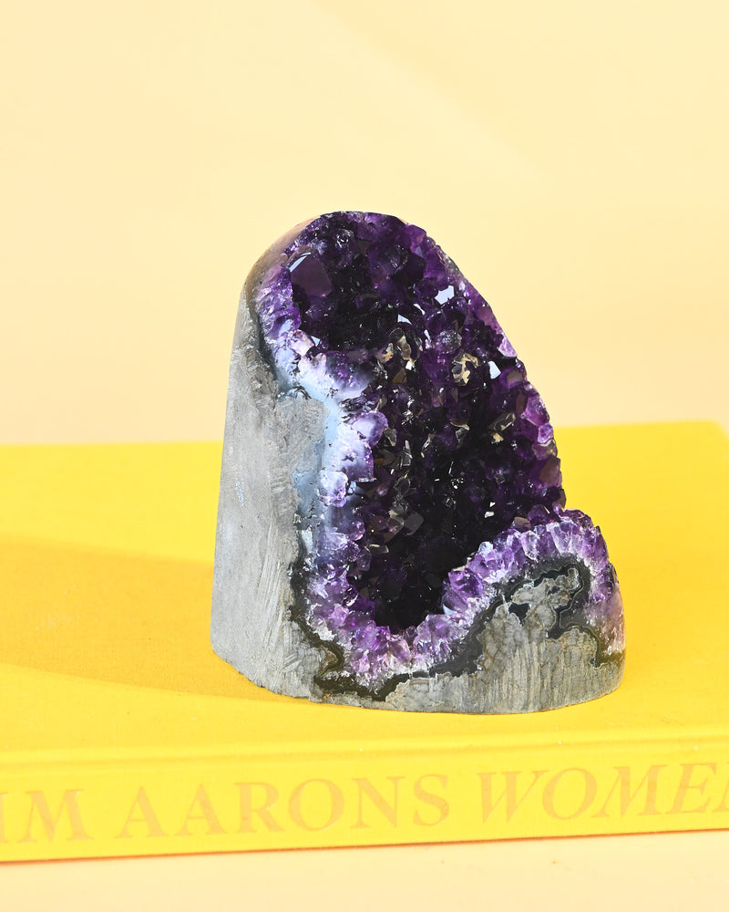 Amethyst Geode Cut Base  3.8lbs