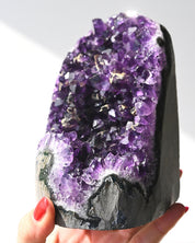 Amethyst Geode Cut Base  3.8lbs