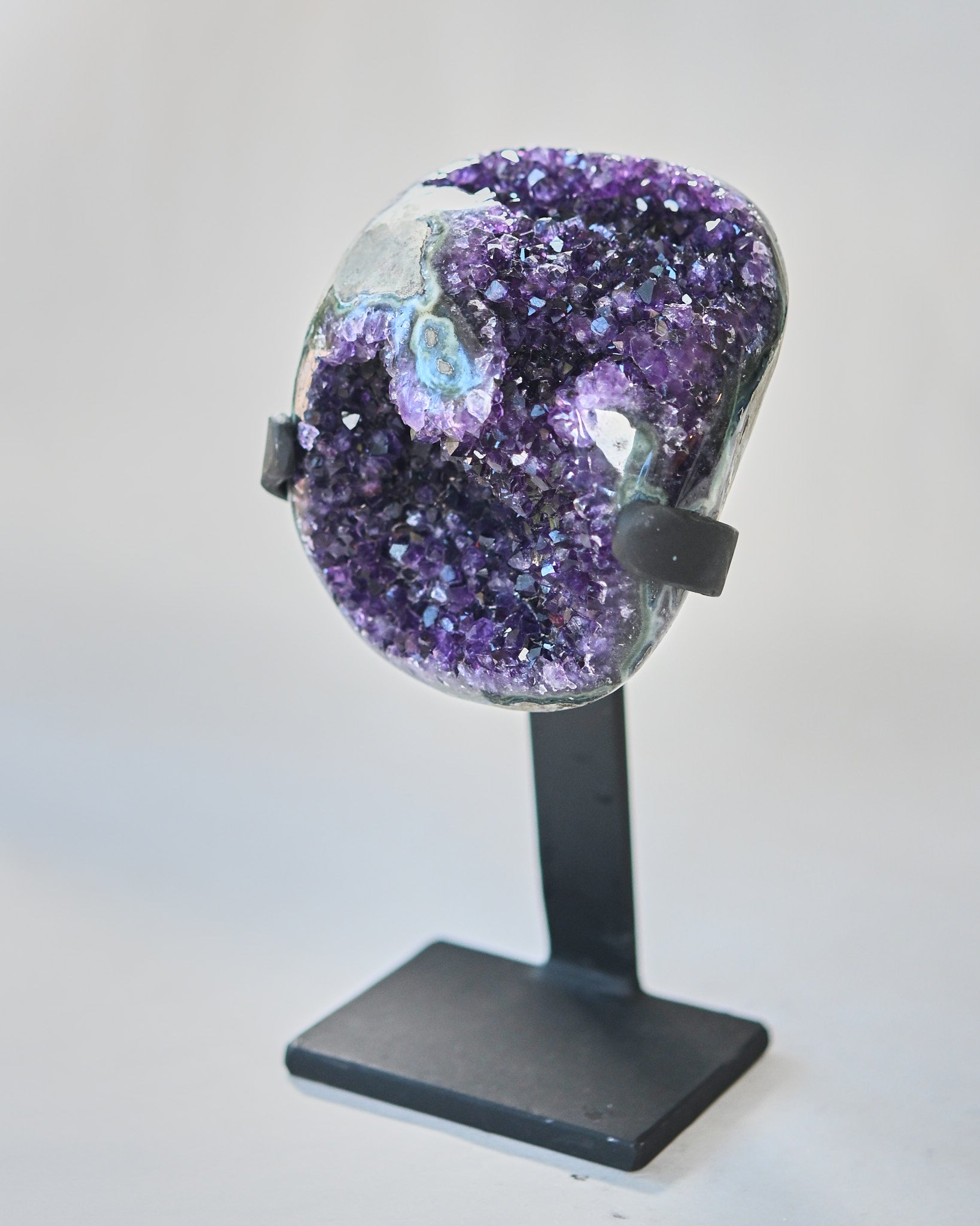 Amethyst Crystal Geode on Stand 3.8lbs
