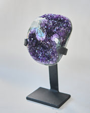 Amethyst Crystal Geode on Stand 3.8lbs