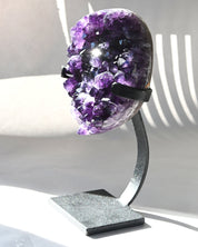 Amethyst Crystal Geode on Stand 3.9lbs