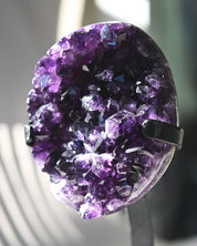 Amethyst Crystal Geode on Stand 3.9lbs