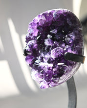 Amethyst Crystal Geode on Stand 3.9lbs