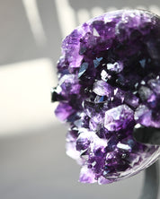 Amethyst Crystal Geode on Stand 3.9lbs