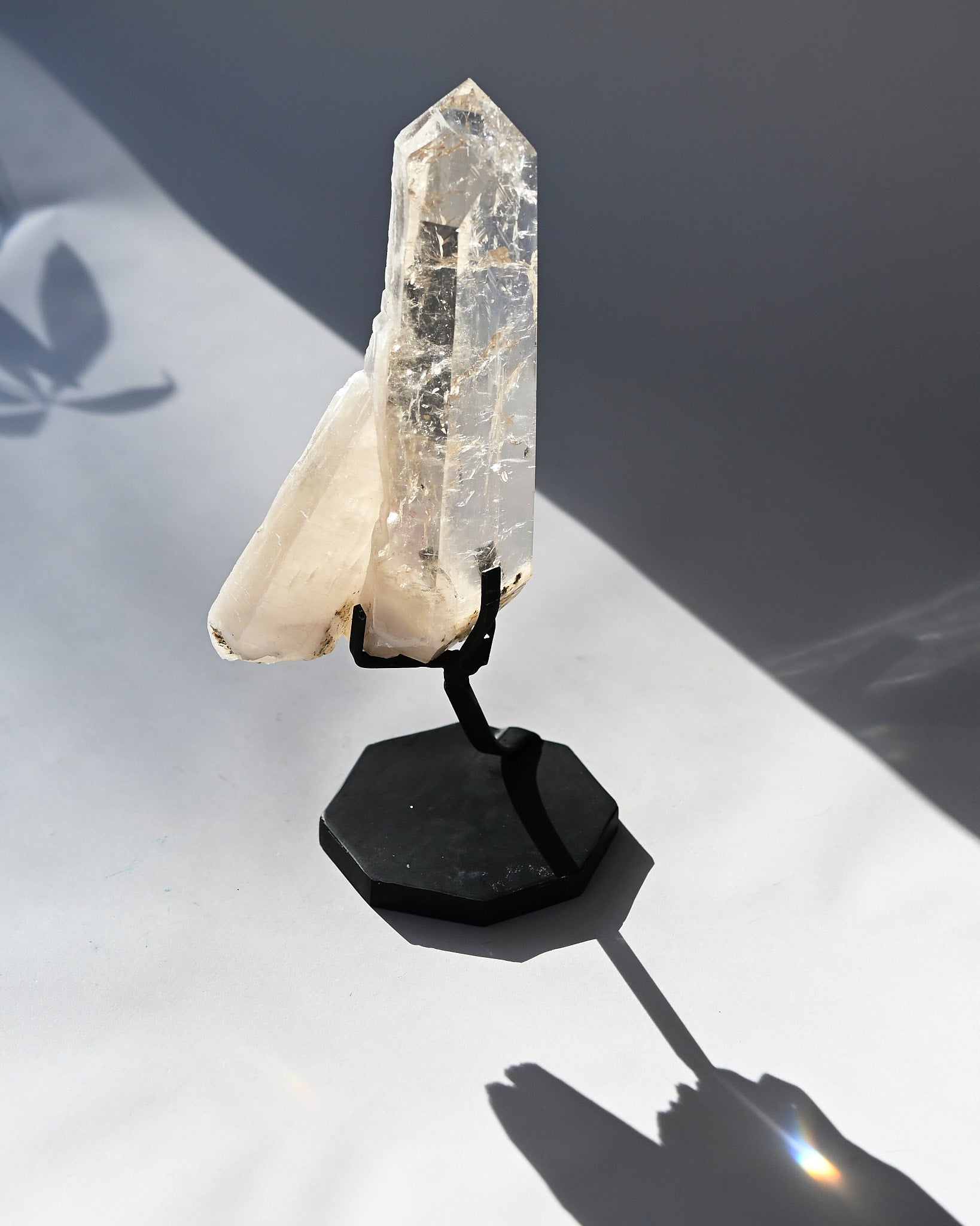 Natural Smoky Quartz Point on Stand 5lb
