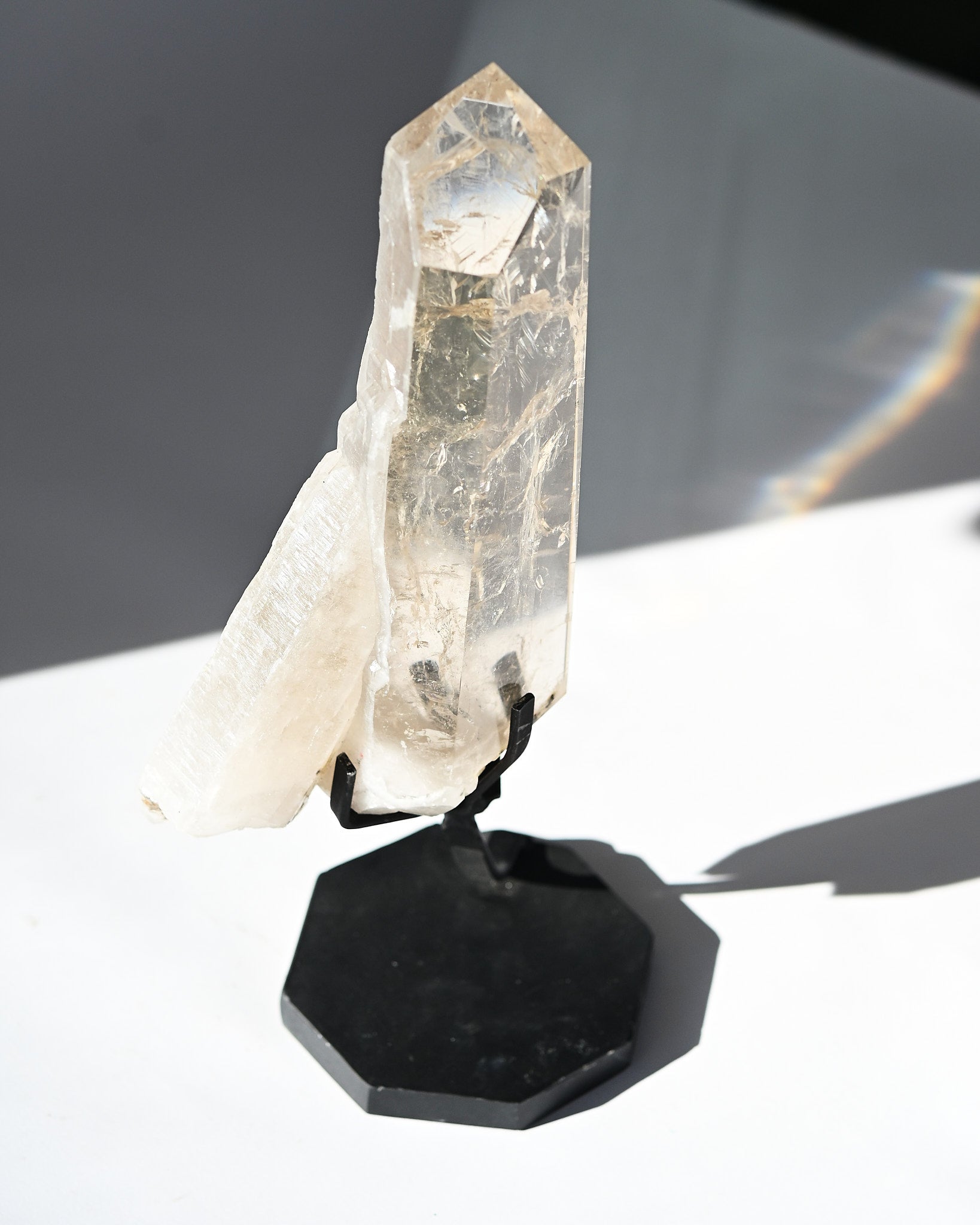 Natural Smoky Quartz Point on Stand 5lb