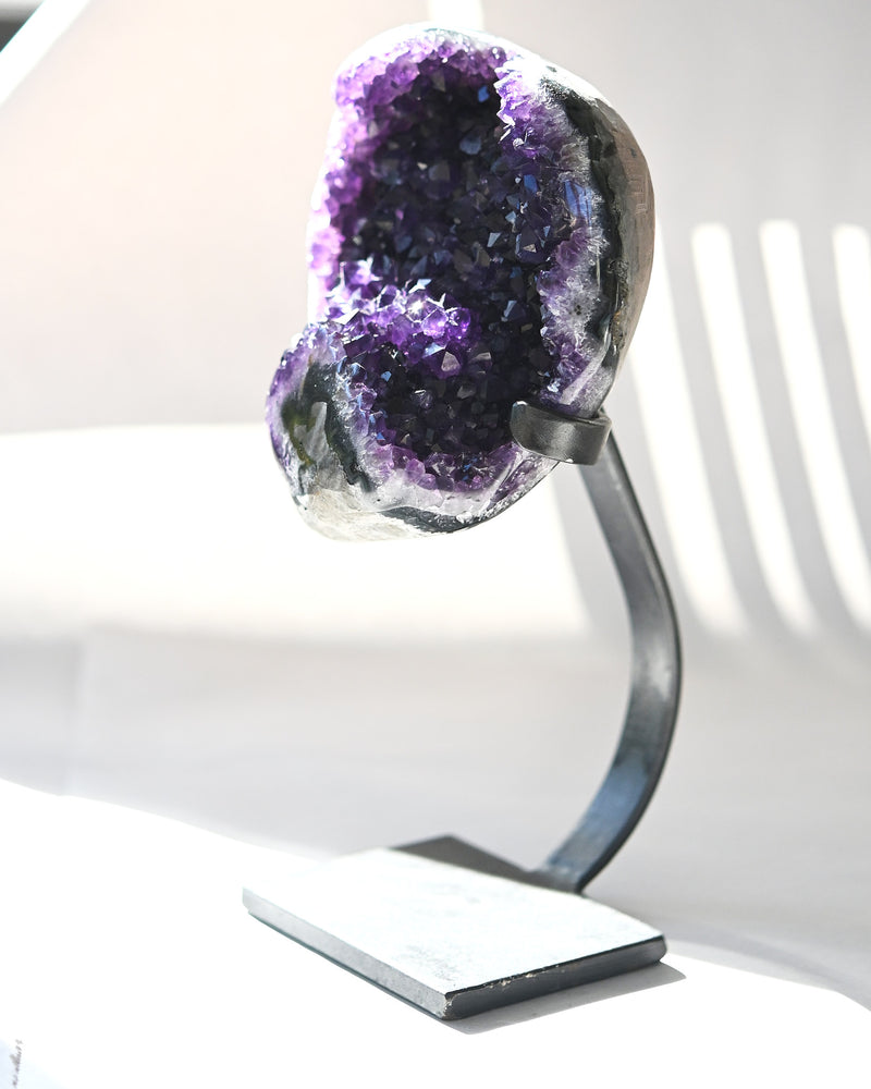 XL Amethyst Geode on Stand 4.4lbs