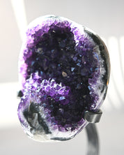 XL Amethyst Geode on Stand 4.4lbs