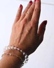 Clear Quartz Bracelet - AMPLIFY