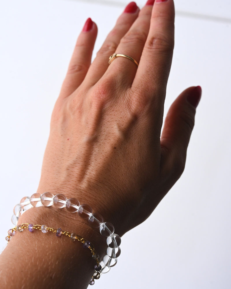 Clear Quartz Bracelet - AMPLIFY