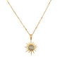 Labradorite North Star Necklace — 18kt Gold 16"