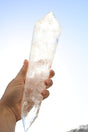 Clear Quartz Double Terminated Vogel on Stand