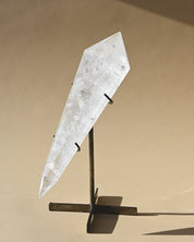 Clear Quartz Double Terminated Point on Stand - clear quartz crystal point for sale at Crystals.com