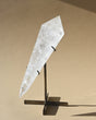 Clear Quartz Double Terminated Point on Stand