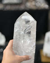 Clear Quartz Point on Stand 10.6lbs