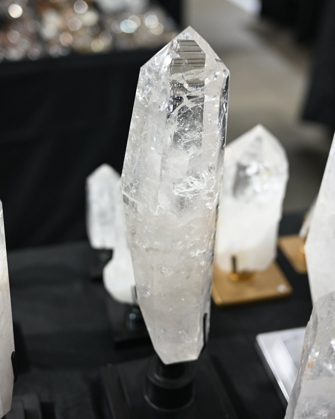 Clear Quartz Point on Stand 10.6lbs