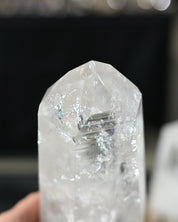 Clear Quartz Point on Stand 10.6lbs