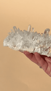 Lemurian Quartz Cluster 5 in - Image 1