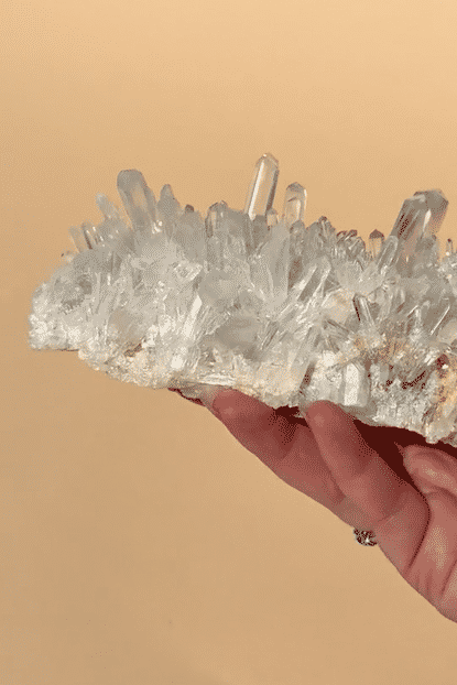 Lemurian Quartz Cluster 5 in - Image 1