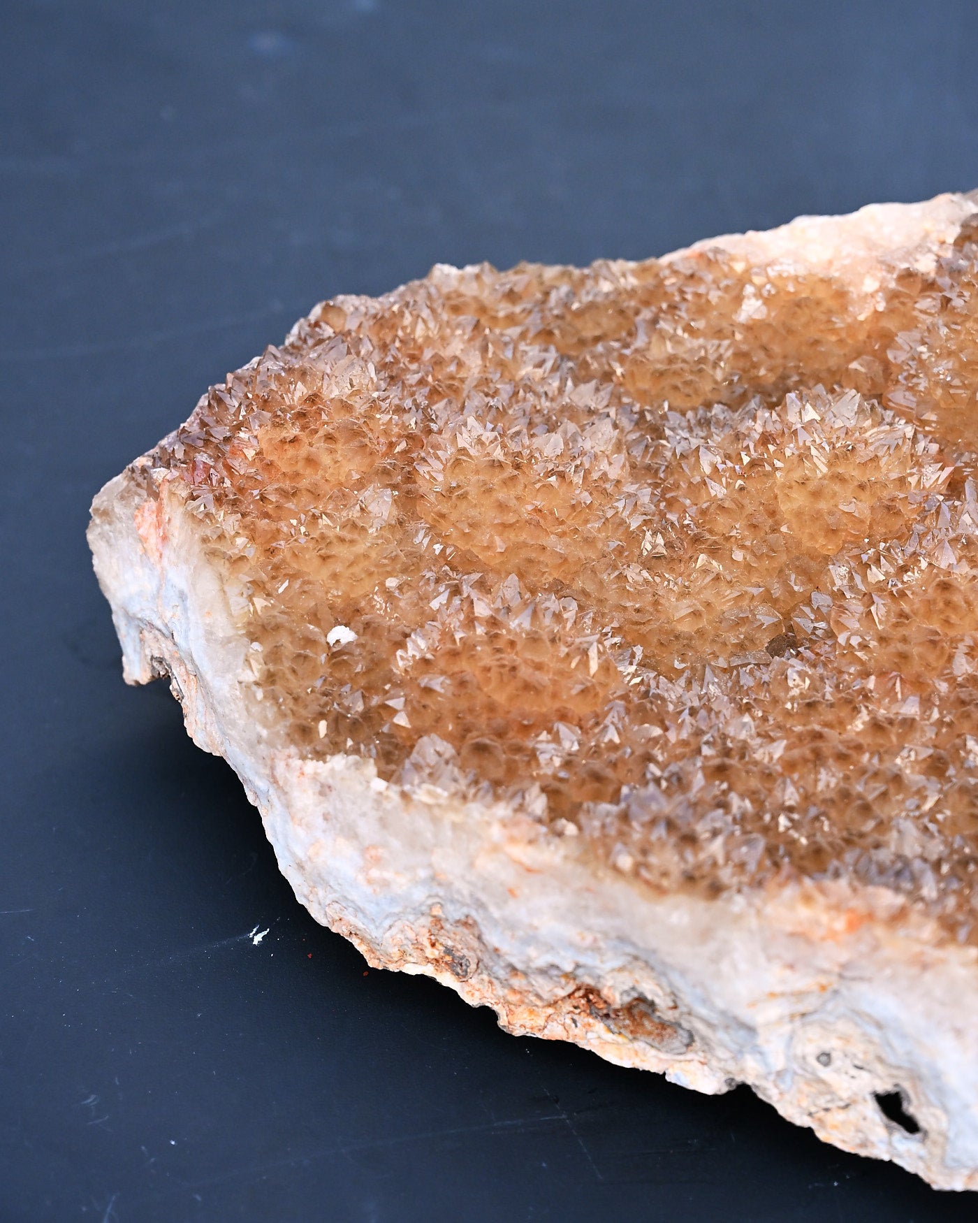 13.155 citrine agate 14x12x4 fossil  algae washingting lace agate 900mil missourii