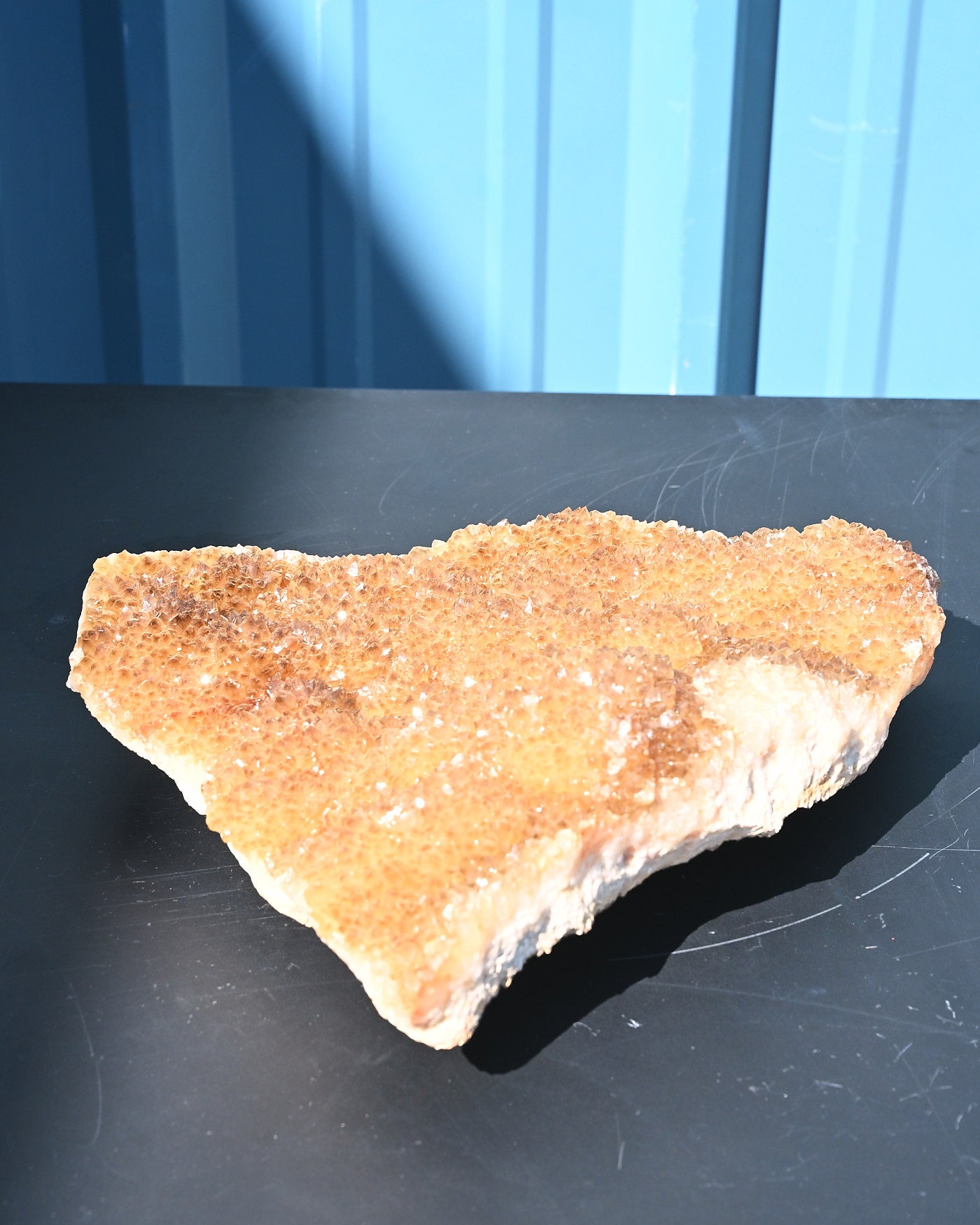 13.155 citrine agate 14x12x4 fossil  algae washingting lace agate 900mil missourii