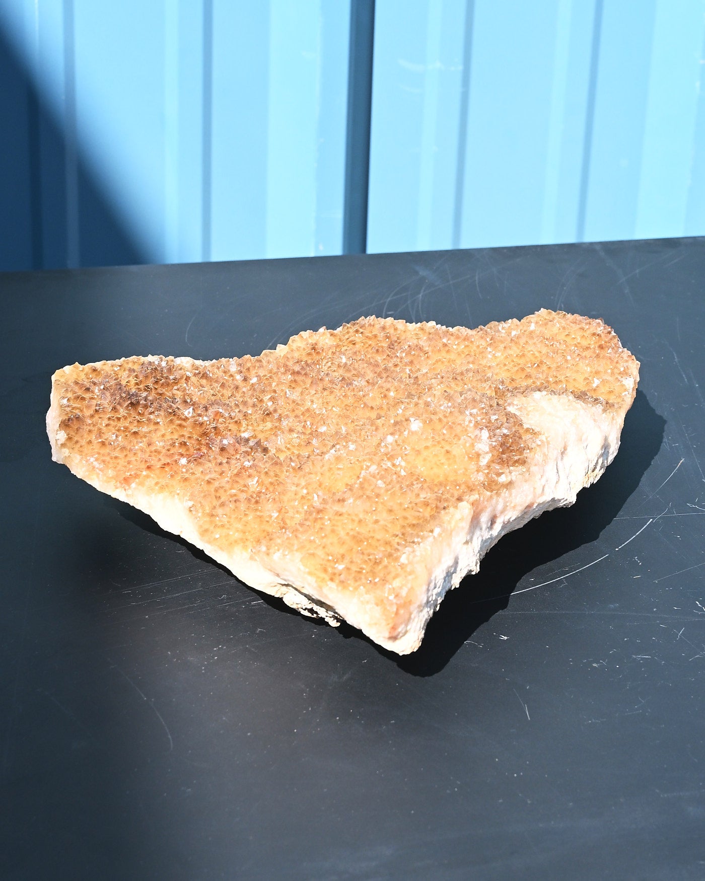13.155 citrine agate 14x12x4 fossil  algae washingting lace agate 900mil missourii