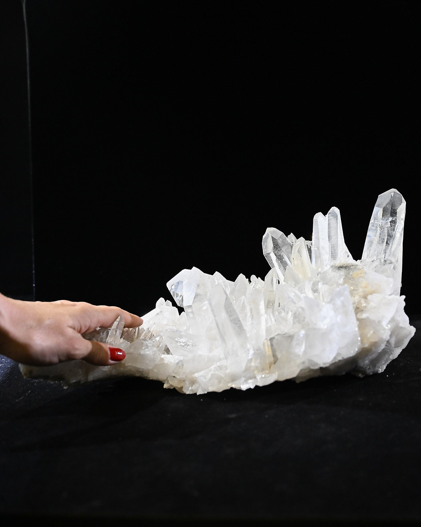 Arkansas Clear Quartz Statement Cluster 13.5 lbs — 14x7x6 in