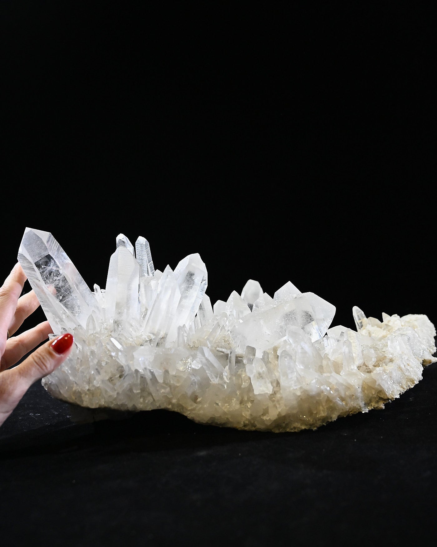 Arkansas Clear Quartz Statement Cluster 13.5 lbs — 14x7x6 in