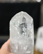 Clear Quartz Point on Stand 10.6lbs