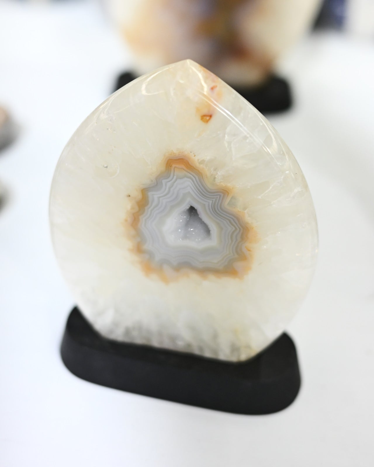 Agate Eye Flame on Stand