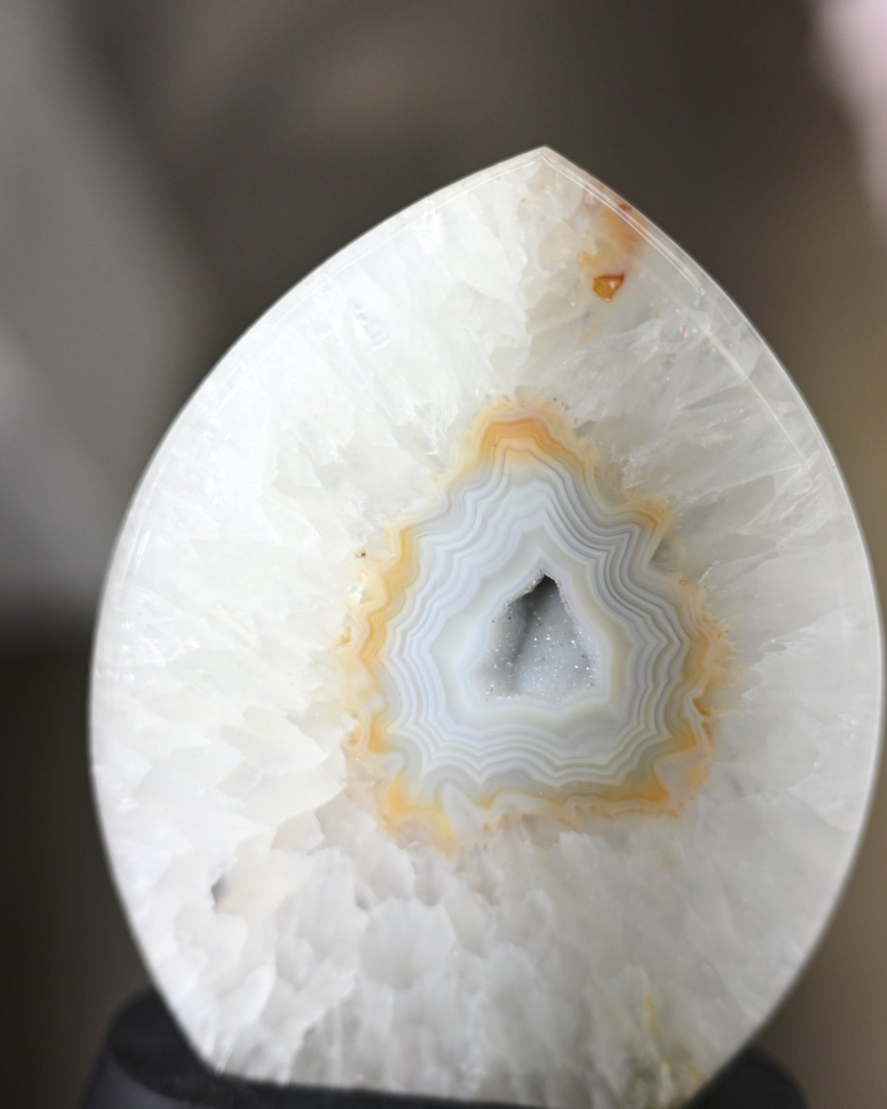 Agate Eye Flame on Stand