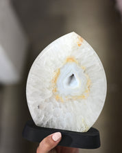 Agate Eye Flame on Stand