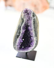 Dark Amethyst Geode on Stand