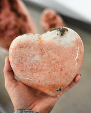 Pink Amethyst Heart