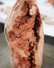 Rare Massive Pink Amethyst Geode Statement