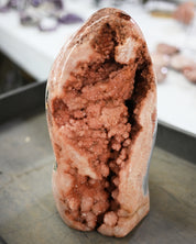 Rare Massive Pink Amethyst Geode Statement