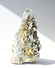 Pyrite on Quartz Matrix – Indonesia 4lbs