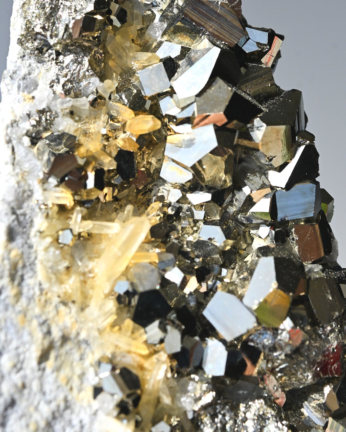 Pyrite on Quartz Matrix – Indonesia 4lbs