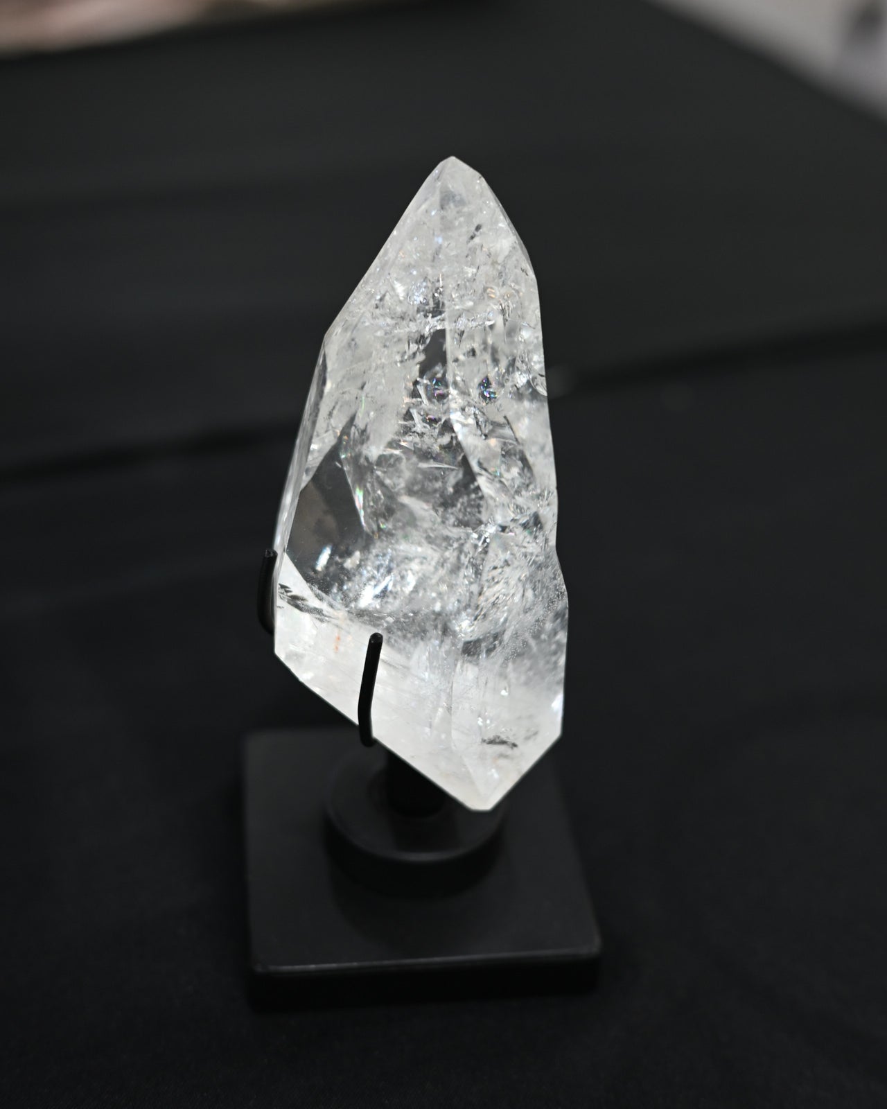 Lemurian Seed Quartz on Spinning Stand