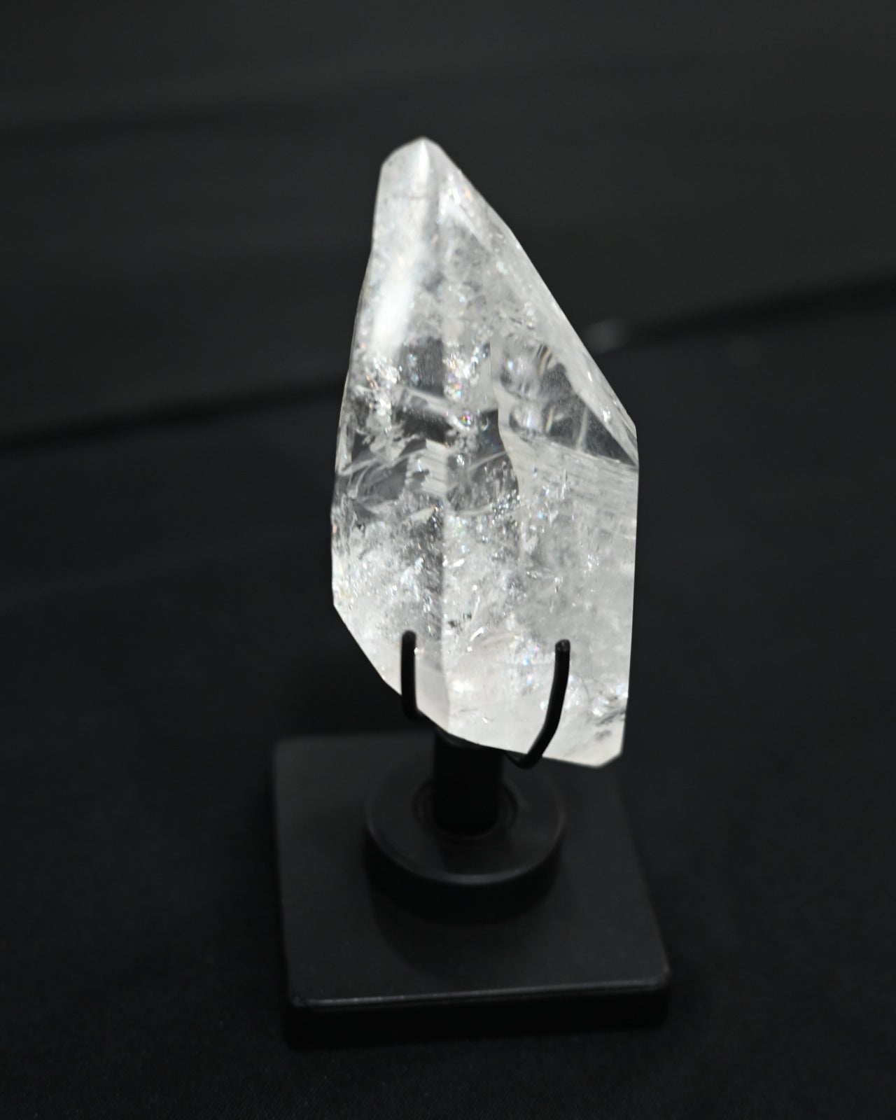 Lemurian Seed Quartz on Spinning Stand