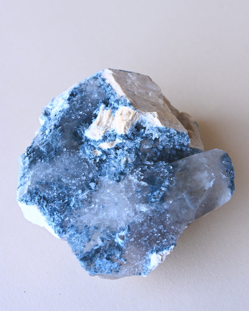 Foitite on Feldspar, Erongo #150-A