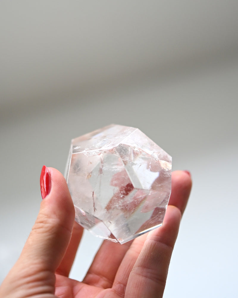 Clear Quartz Geometric Form