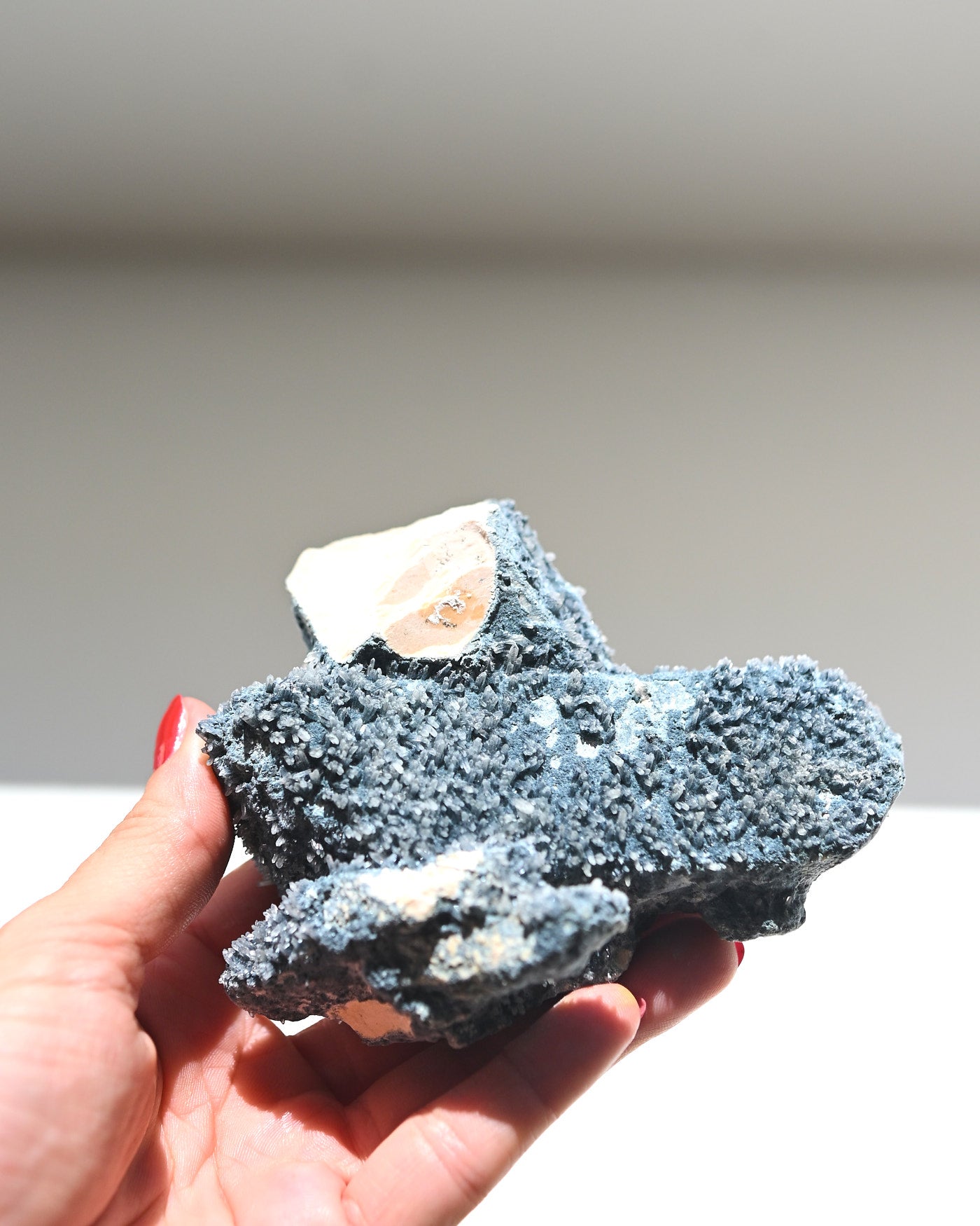 Foitite on Feldspar – Erongo Mountains, Namibia
