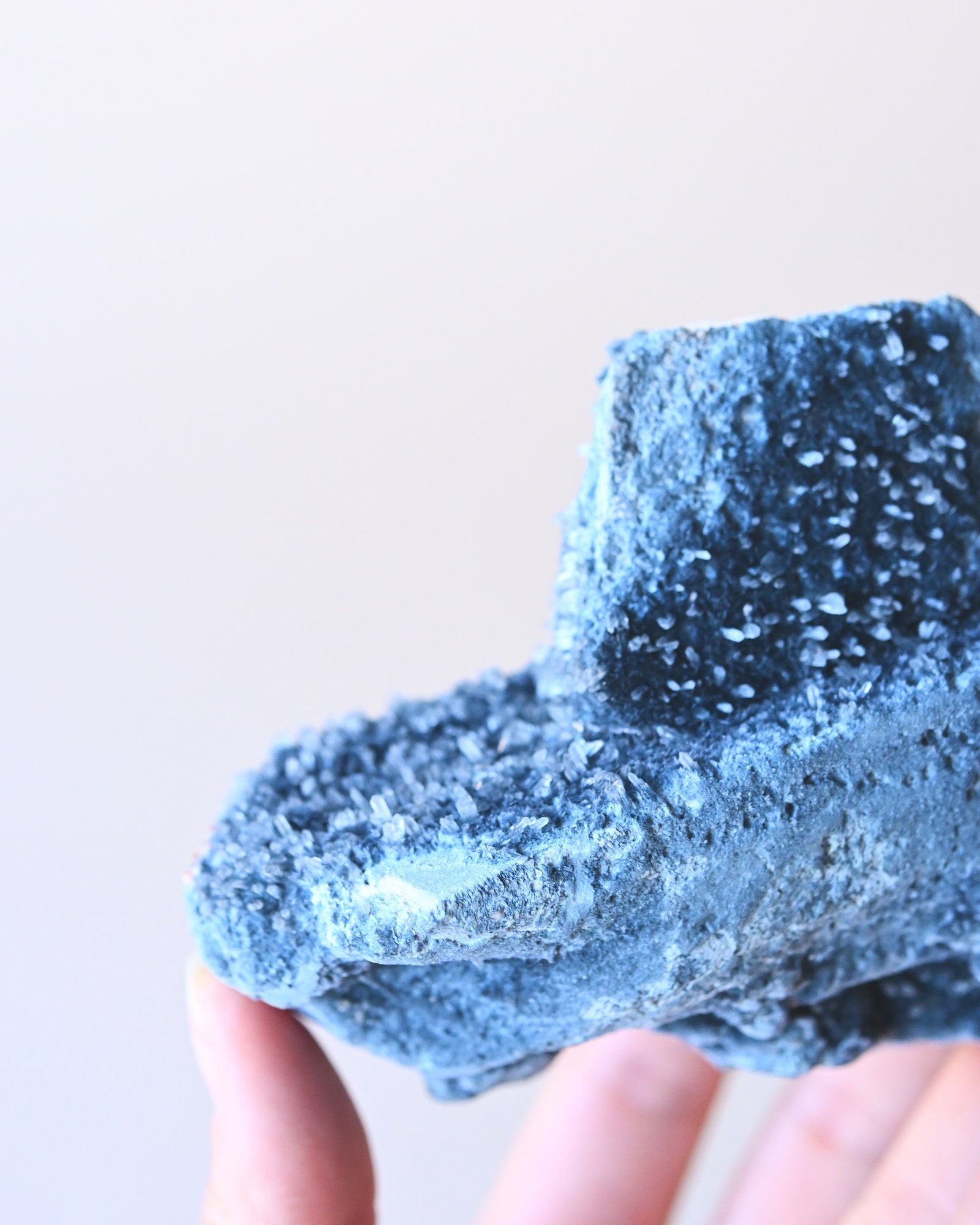 Foitite on Feldspar – Erongo Mountains, Namibia - smoky quartz crystal raw natural view 10