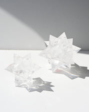 Clear Quartz Merkaba Star