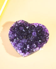 Amethyst Druzy Heart - Image 3