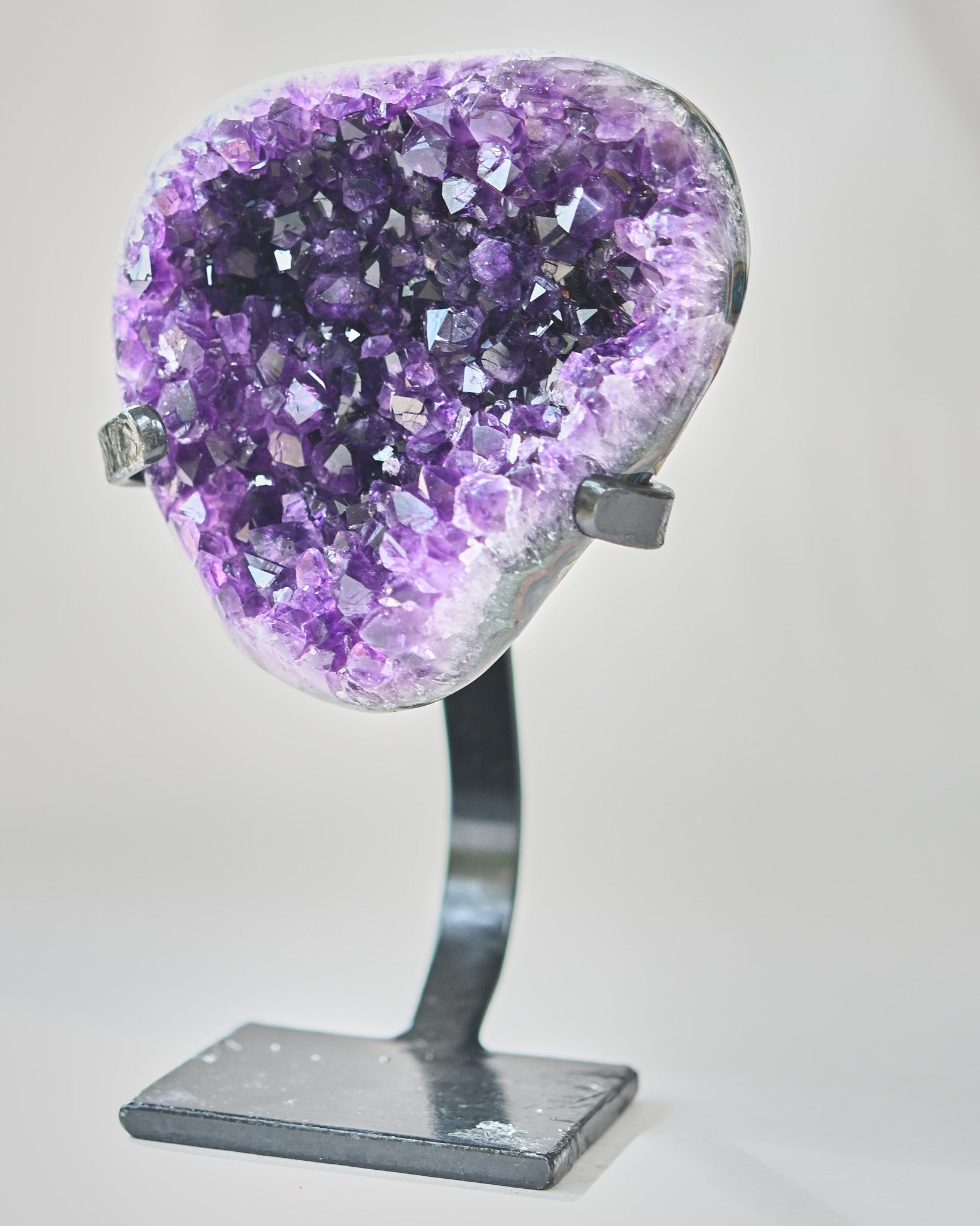Amethyst Crystal Geode on Stand 3.8lbs